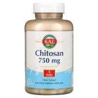 ราคา KAL, Chitosan, 750 mg, 120 Vegetarian Capsules (CAL-80412)