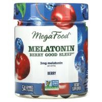 ราคา MegaFood, Melatonin Berry Good Sleep, Berry, 1.5 mg, 54 Gummies (MGF-10415)