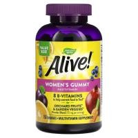 ราคา Nature's Way, Alive! Women's Gummy Multivitamin, Mixed Berry, 150 Gummies (NWY-14069)