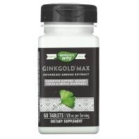 ราคา Nature's Way, Ginkgold Max, 120 mg, 60 Tablets (NWY-15251)
