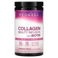 ราคา NeoCell, เครื่องดื่มคอลลาเจนชนิดผง Beauty Infusion ผสมไบโอติน รสแครนเบอร์รี่ ขนาด 11.6 ออนซ์ (330 ก.) (NEL-12942)