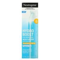 ราคา Neutrogena, Hydro Boost Hyaluronic Acid Moisturizer With Sunscreen, SPF 50, Fragrance-Free, 1.7 fl oz (50 ml) (NGN-10251)