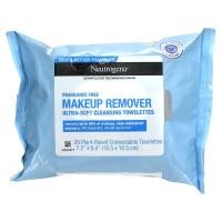 ราคา Neutrogena, Makeup Remover Cleansing Towelettes, Fragrance-Free, 25 Pre-Moistened Towelettes (NGN-11090)