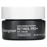 ราคา Neutrogena, Rapid Wrinkle Repair, Retinol Pro+ Eye Cream, Fragrance Free, 0.5 oz (14 g) (NGN-10248)