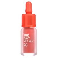 ราคา Peripera, Ink Airy Velvet Lip Tint, 03 Cartoon Coral, 0.14 oz (4 g) (PPA-49123)
