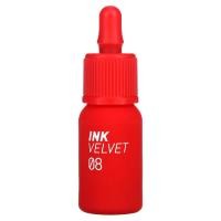 ราคา Peripera, Ink Velvet Lip Tint, 08 Sellout Red, 0.14 oz (4 g) (PPA-49510)