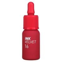 ราคา Peripera, Ink Velvet Lip Tint, 16 Heart Fuchsia Pink, 0.14 oz (4 g) (PPA-97207)