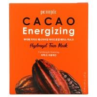 ราคา Petitfee, Cacao Energizing Hydrogel Face Mask, 5 Pack, 1.12 oz (32 g) (PTT-85068)