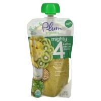 ราคา Plum Organics, Mighty 4, 4 Food Group Blend, Tots, Banana, Kiwi, Spinach, Greek Yogurt, Barley, 4 oz (113 g) (PLO-00534)