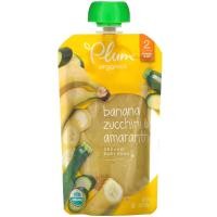 ราคา Plum Organics, Organic Baby Food, Stage 2, Banana, Zucchini & Amaranth, 3.5 oz (99 g) (PLO-00106)
