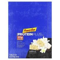 ราคา PowerBar, Protein Plus Bar, Vanilla, 15 Bars, 2.11 oz (60 g) Each (PWR-55877)