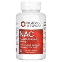ราคา Protocol for Life Balance, NAC N-Acetyl-Cysteine, 600 mg, 100 Veg Capsules (PRT-10085)
