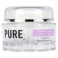 ราคา Pure Biology, Enhanced Night Cream, 1.6 fl oz (48 ml) (PBG-27502)