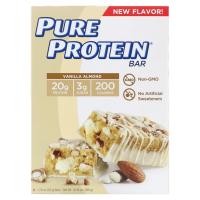 ราคา Pure Protein, Vanilla Almond Bar, 6 Bars, 1.76 oz (50 g) Each (PPN-00116)