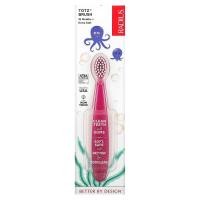 ราคา RADIUS, Totz Toothbrush, 18 + Months, Extra Soft, Pink Sparkle, 1 Toothbrush (RAD-00301)