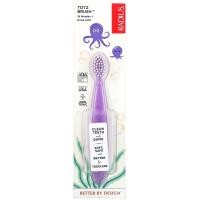 ราคา RADIUS, Totz Toothbrush, Extra Soft, 18+ Months, Purple Sparkle, 1 Toothbrush (RAD-00304)