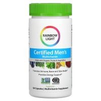 ราคา Rainbow Light, Certified Men's Multivitamin, 120 Vegetarian Capsules (RLT-80011)