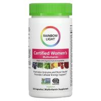ราคา Rainbow Light, Certified Women's Multivitamin, 120 Vegetarian Capsules (RLT-80001)