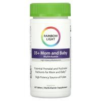 ราคา Rainbow Light, Pre & Postnatal Multivitamin, 35+ Mom & Baby, 60 Tablets (RLT-20312)