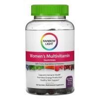 ราคา Rainbow Light, Women's Multivitamin, Mixed Berry, 120 Gummies (RLT-20148)