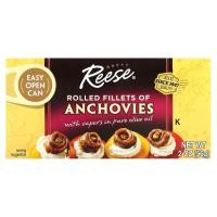 ราคา Reese, Rolled Fillets of Anchovies, 2 oz (56 g) (REE-00667)
