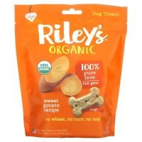 ราคา Riley’s Organics, Dog Treats, Large Bone, Sweet Potato Recipe, 5 oz (142 g) (RLO-00441)