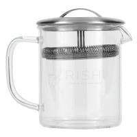 ราคา Rishi Tea, Simple Brew, Borosilicate Glass Teapot, 13.5 fl oz (400 ml) (RIS-97273)