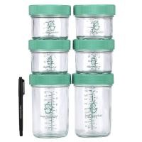 ราคา Sage Spoonfuls, Glass Baby Food Storage Jars, 6 Pack (SSP-00389)