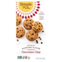 ราคา Simple Mills, Crunchy Almond Flour Cookies, Chocolate Chip, 5.5 oz (156 g) (SPM-00519)