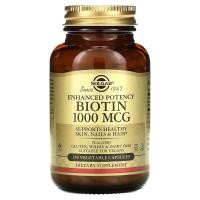 ราคา Solgar, Biotin, 1,000 mcg, 250 Vegetable Capsules (SOL-00312)