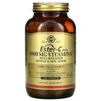 ราคา Solgar, Ester-C พลัส วิตามิน C ขนาด 1,000 มก. บรรจุ 180 เม็ด (SOL-59197)