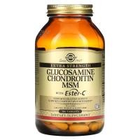 ราคา Solgar, Glucosamine Chondroitin MSM with Ester-C, 180 Tablets (SOL-01272)