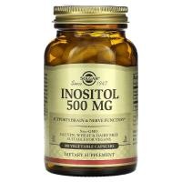 ราคา Solgar, Inositol, 500 mg, 100 Vegetable Capsules (SOL-01450)