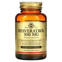 ราคา Solgar, เรสเวอราทรอล ขนาด 500 มก. บรรจุแคปซูลผัก 30 แคปซูล (SOL-31045)