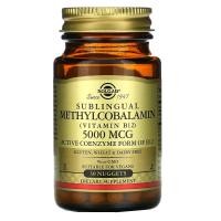 ราคา Solgar, Sublingual Methylcobalamin (Vitamin B12), 5,000 mcg, 30 Nuggets (SOL-01958)