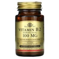 ราคา Solgar, Vitamin B2 (Riboflavin), 100 mg, 100 Vegetable Capsules (SOL-03050)