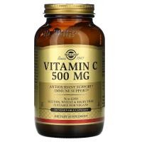 ราคา Solgar, Vitamin C, 500 mg, 250 Vegetable Capsules (SOL-03261)