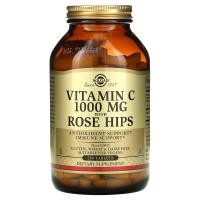 ราคา Solgar, Vitamin C with Rose Hips, 1,000 mg, 250 Tablets (SOL-02401)
