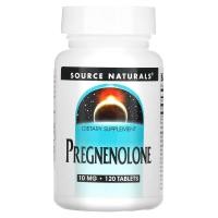 ราคา Source Naturals, Pregnenolone, 10 mg, 120 Tablets (SNS-00717)
