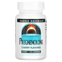 ราคา Source Naturals, Pregnenolone Cherry Flavored, 10 mg, 120 Lozenges (SNS-00672)