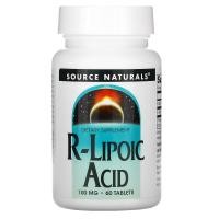 ราคา Source Naturals, R-Lipoic Acid, 100 mg, 60 Tablets (SNS-01664)