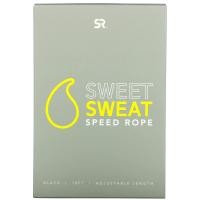 ราคา Sports Research, Sweet Sweat Speed Rope, Black, 1 Jump Rope (SRE-09018)