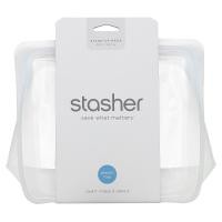 ราคา Stasher, Stand-Up Mega, Aqua, 104 fl oz (3.07 L) (SHR-01954)