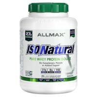 ราคา ALLMAX, IsoNatural, Pure Whey Protein Isolate, Unflavored, 5 lbs (2.27 kg) (AMX-12195)