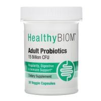 ราคา HealthyBiom, โพรไบโอติกสำหรับผู้ใหญ่ 1.5 หมื่นล้าน CFU บรรจุแคปซูลผัก 30 แคปซูล (HBI-01581)