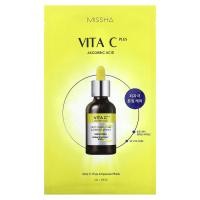 ราคา Missha, Vita C Plus Ampoule Beauty Mask, 1 Sheet, 0.95 oz (27 g) (MSH-94404)