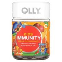ราคา OLLY, Kids Immunity, Cherry Berry, 50 Gummies (OLE-00546)