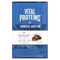 ราคา Vital Proteins, Protein + Collagen Bar, Dark Chocolate Coconut, 12 Bars, 1.38 oz (39 g) Each (VTP-95428)