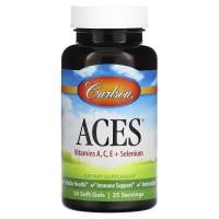 ราคา Carlson, ACES, Vitamins A, C, E + Selenium, 50 Soft Gels (CAR-04430)
