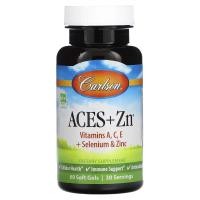 ราคา Carlson, Aces + Zn, 60 Softgels (CAR-04420)
